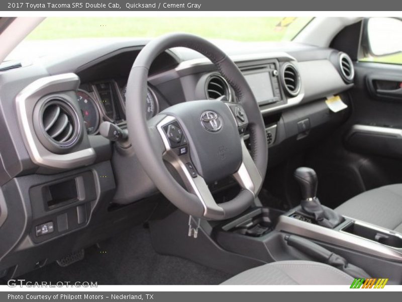 Quicksand / Cement Gray 2017 Toyota Tacoma SR5 Double Cab