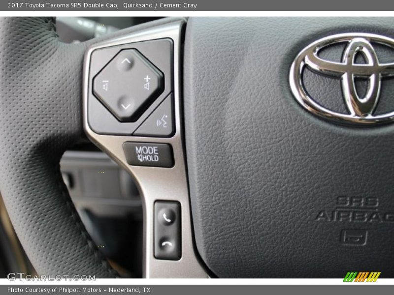 Quicksand / Cement Gray 2017 Toyota Tacoma SR5 Double Cab