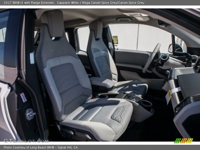 Capparis White / Mega Carum Spice Grey/Carum Spice Grey 2017 BMW i3 with Range Extender