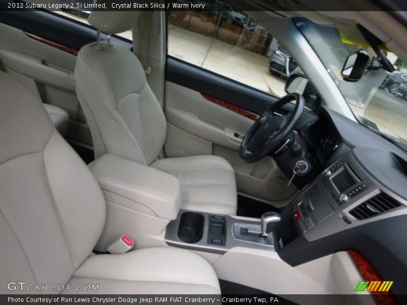 Crystal Black Silica / Warm Ivory 2012 Subaru Legacy 2.5i Limited