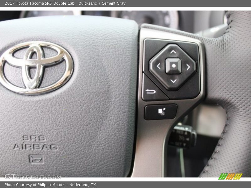 Quicksand / Cement Gray 2017 Toyota Tacoma SR5 Double Cab