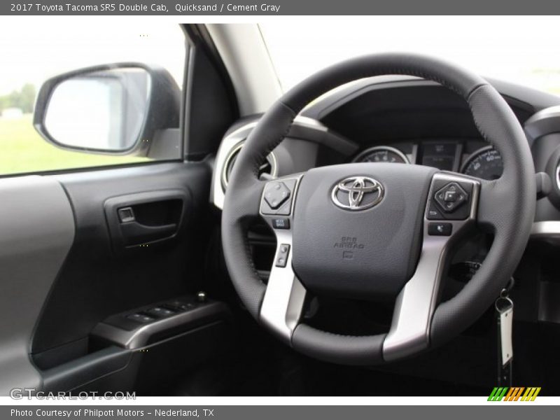 Quicksand / Cement Gray 2017 Toyota Tacoma SR5 Double Cab