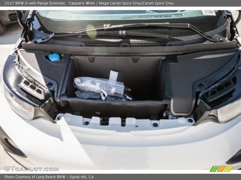 Capparis White / Mega Carum Spice Grey/Carum Spice Grey 2017 BMW i3 with Range Extender