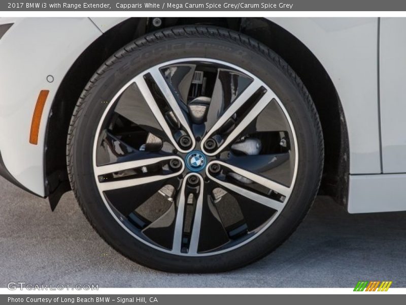 Capparis White / Mega Carum Spice Grey/Carum Spice Grey 2017 BMW i3 with Range Extender