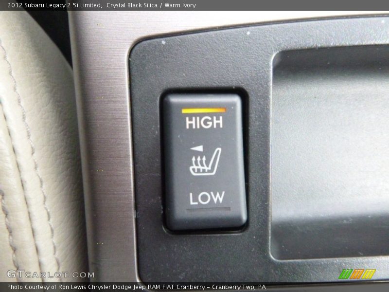 Crystal Black Silica / Warm Ivory 2012 Subaru Legacy 2.5i Limited