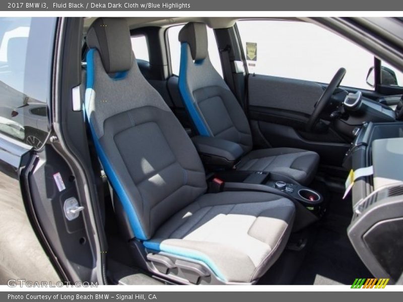 Fluid Black / Deka Dark Cloth w/Blue Highlights 2017 BMW i3
