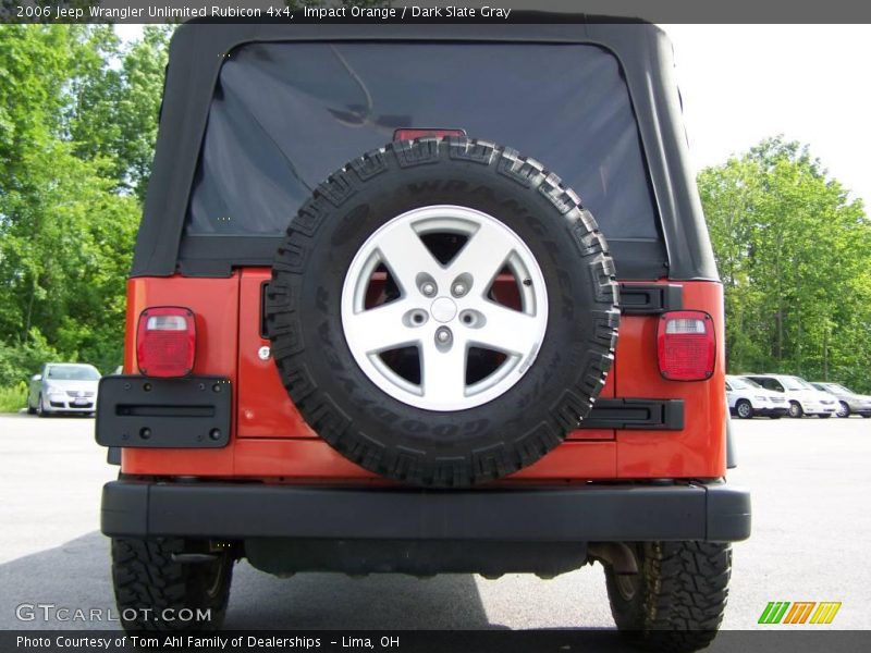 Impact Orange / Dark Slate Gray 2006 Jeep Wrangler Unlimited Rubicon 4x4