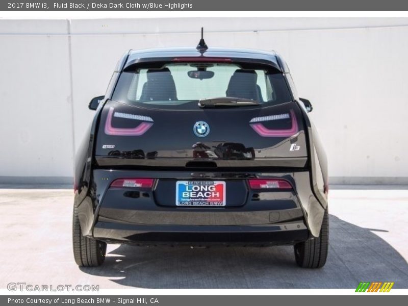 Fluid Black / Deka Dark Cloth w/Blue Highlights 2017 BMW i3
