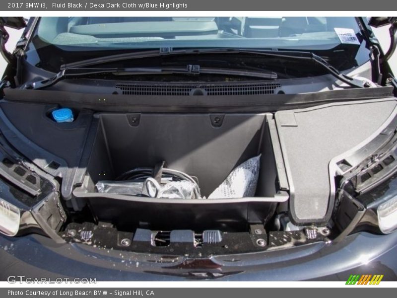 Fluid Black / Deka Dark Cloth w/Blue Highlights 2017 BMW i3