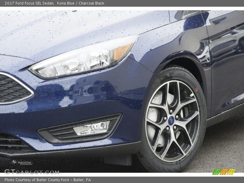 Kona Blue / Charcoal Black 2017 Ford Focus SEL Sedan