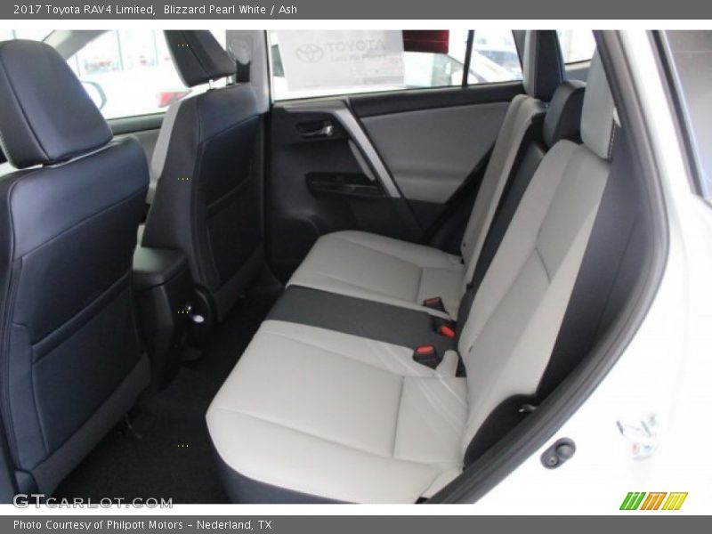 Blizzard Pearl White / Ash 2017 Toyota RAV4 Limited