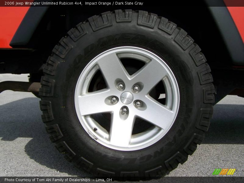 Impact Orange / Dark Slate Gray 2006 Jeep Wrangler Unlimited Rubicon 4x4