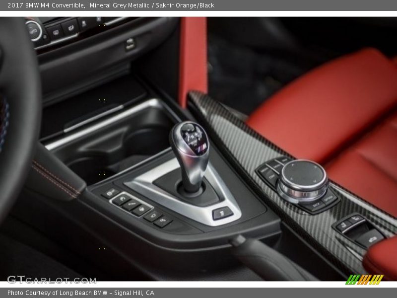 Mineral Grey Metallic / Sakhir Orange/Black 2017 BMW M4 Convertible