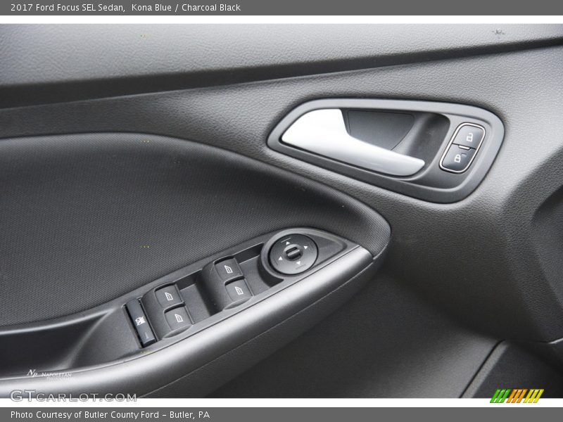 Kona Blue / Charcoal Black 2017 Ford Focus SEL Sedan
