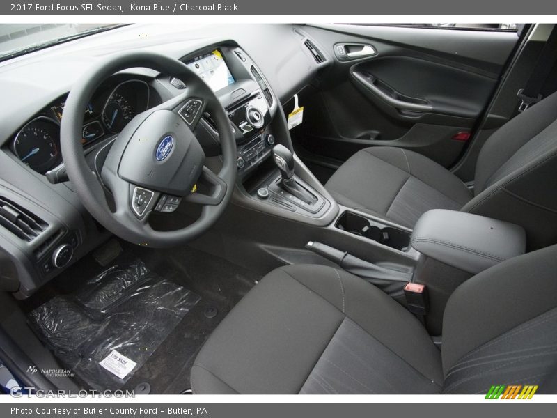 Kona Blue / Charcoal Black 2017 Ford Focus SEL Sedan