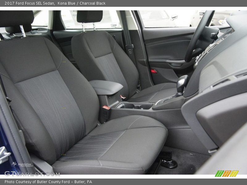 Kona Blue / Charcoal Black 2017 Ford Focus SEL Sedan