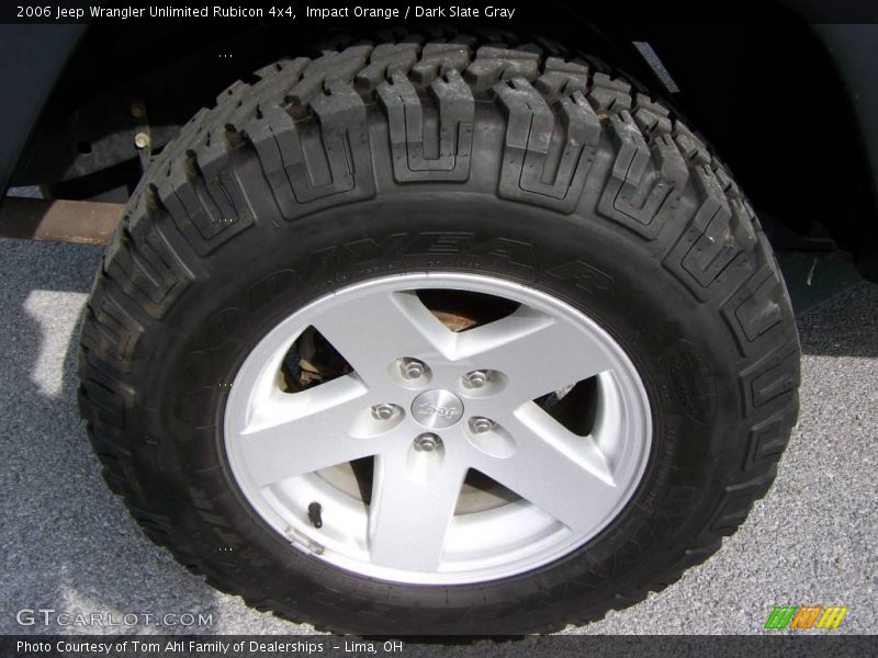 Impact Orange / Dark Slate Gray 2006 Jeep Wrangler Unlimited Rubicon 4x4