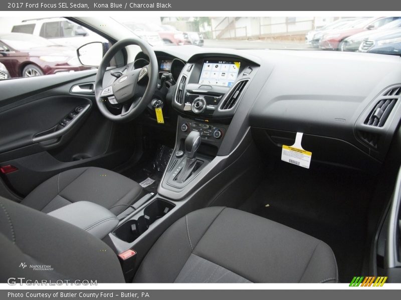 Kona Blue / Charcoal Black 2017 Ford Focus SEL Sedan