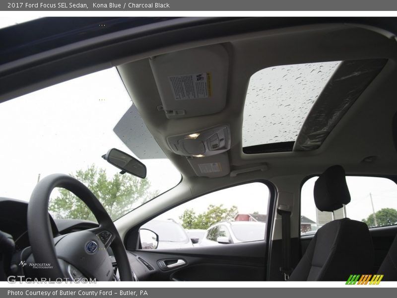 Kona Blue / Charcoal Black 2017 Ford Focus SEL Sedan