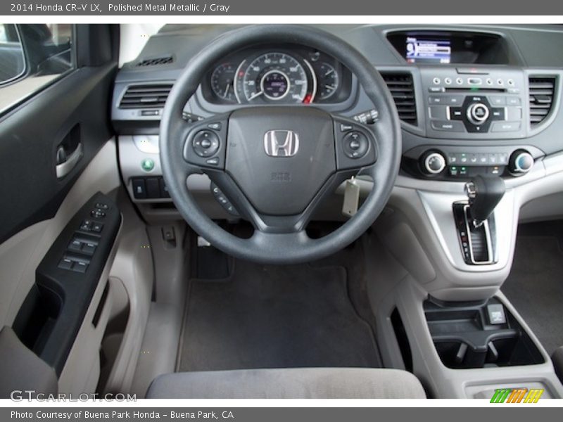 Polished Metal Metallic / Gray 2014 Honda CR-V LX