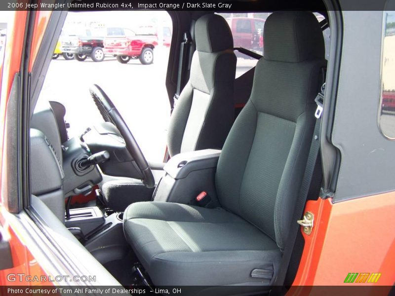 Impact Orange / Dark Slate Gray 2006 Jeep Wrangler Unlimited Rubicon 4x4