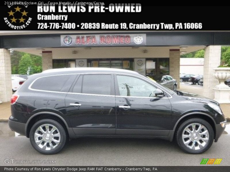 Cocoa Metallic / Cashmere/Cocoa 2011 Buick Enclave CXL
