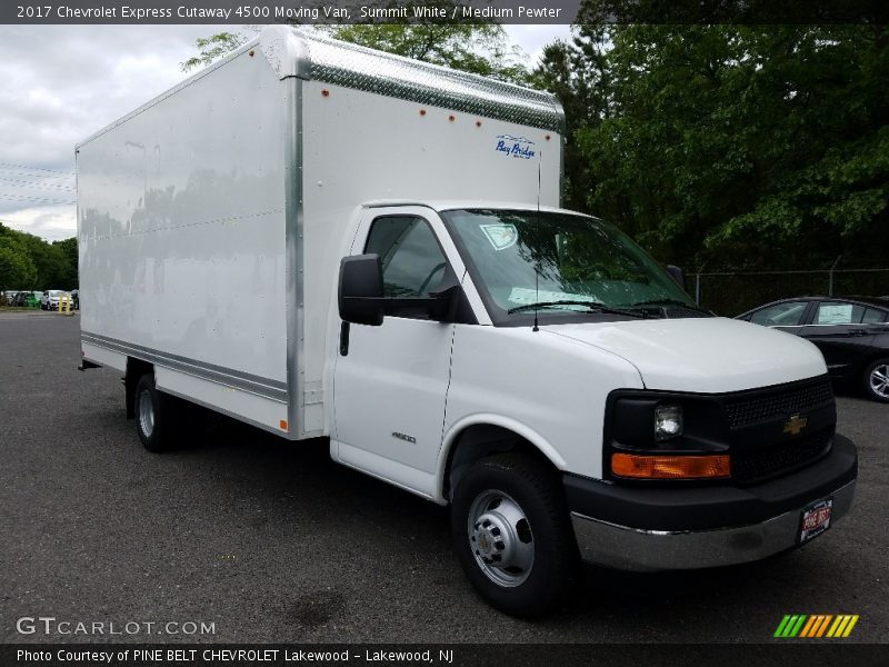 Summit White / Medium Pewter 2017 Chevrolet Express Cutaway 4500 Moving Van