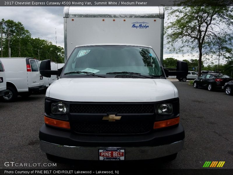 Summit White / Medium Pewter 2017 Chevrolet Express Cutaway 4500 Moving Van