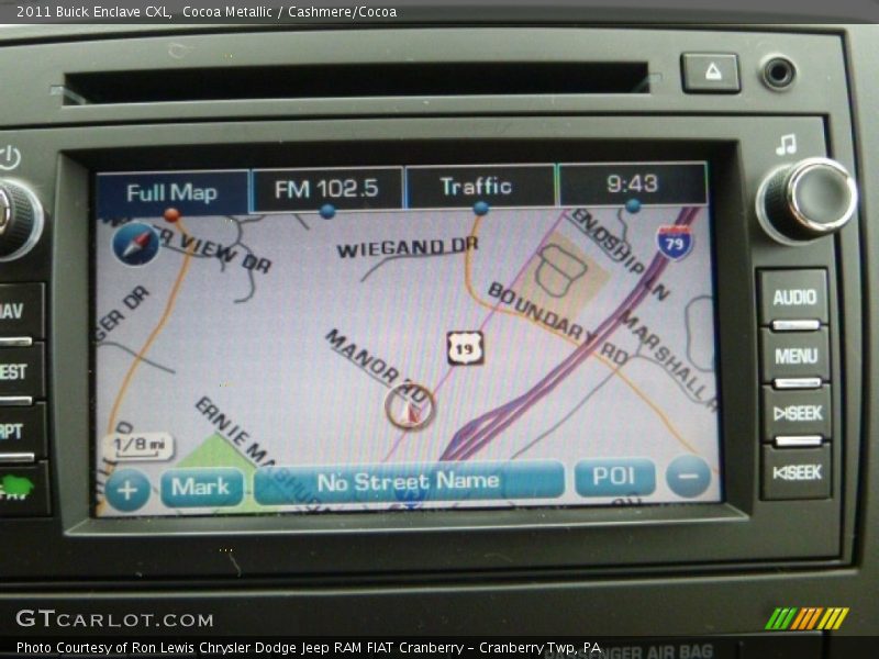 Cocoa Metallic / Cashmere/Cocoa 2011 Buick Enclave CXL