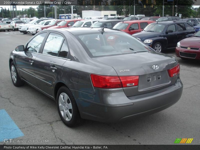 Willow Gray / Gray 2009 Hyundai Sonata GLS