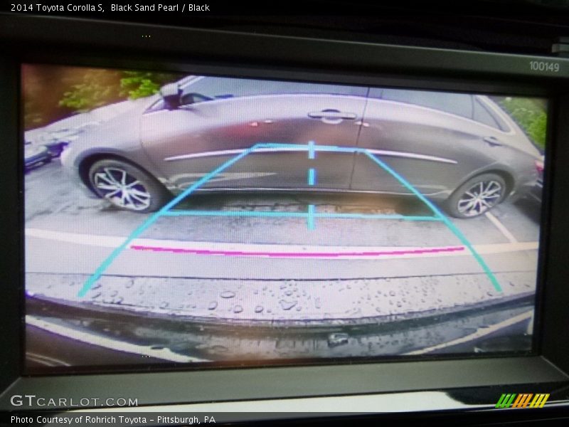 Black Sand Pearl / Black 2014 Toyota Corolla S