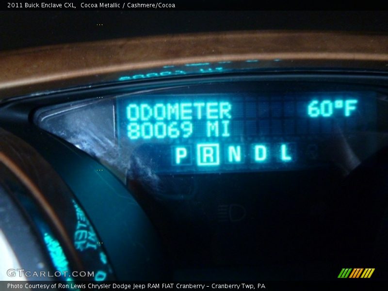 Cocoa Metallic / Cashmere/Cocoa 2011 Buick Enclave CXL