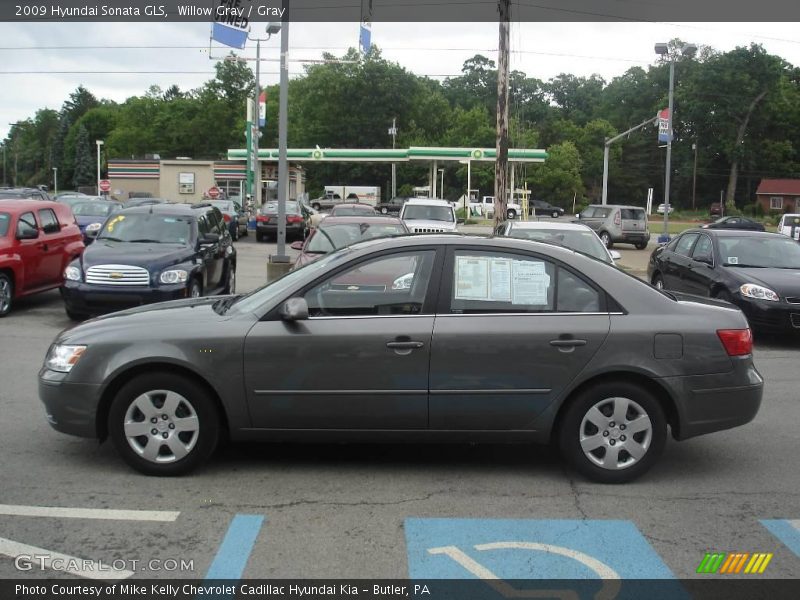 Willow Gray / Gray 2009 Hyundai Sonata GLS