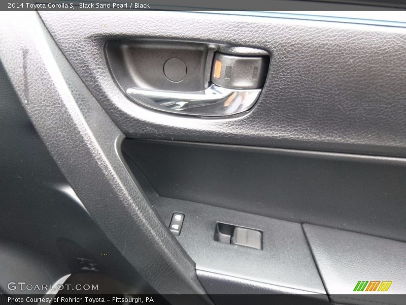 Black Sand Pearl / Black 2014 Toyota Corolla S