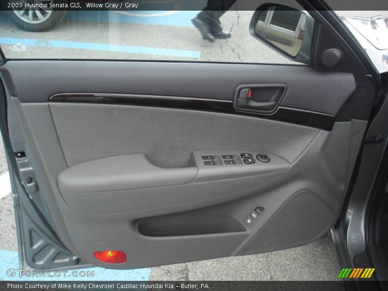 Willow Gray / Gray 2009 Hyundai Sonata GLS