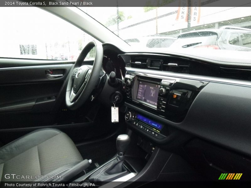 Black Sand Pearl / Black 2014 Toyota Corolla S
