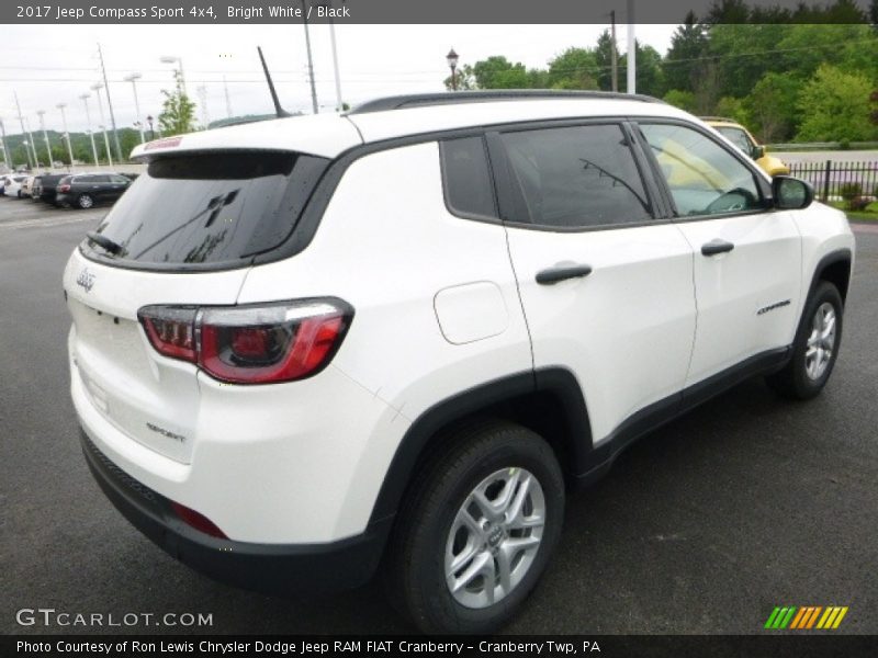 Bright White / Black 2017 Jeep Compass Sport 4x4
