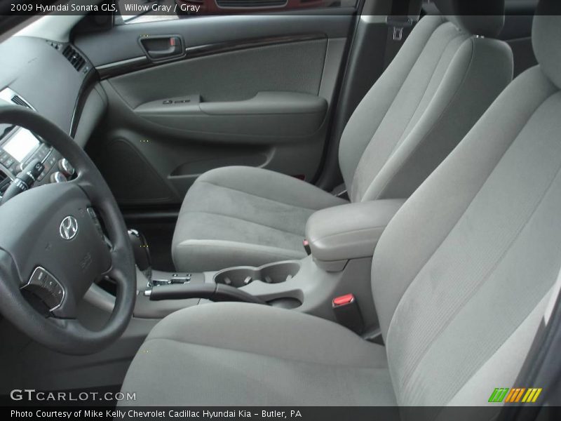 Willow Gray / Gray 2009 Hyundai Sonata GLS