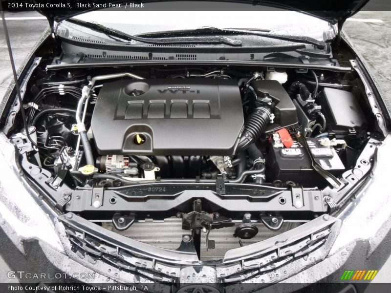 Black Sand Pearl / Black 2014 Toyota Corolla S