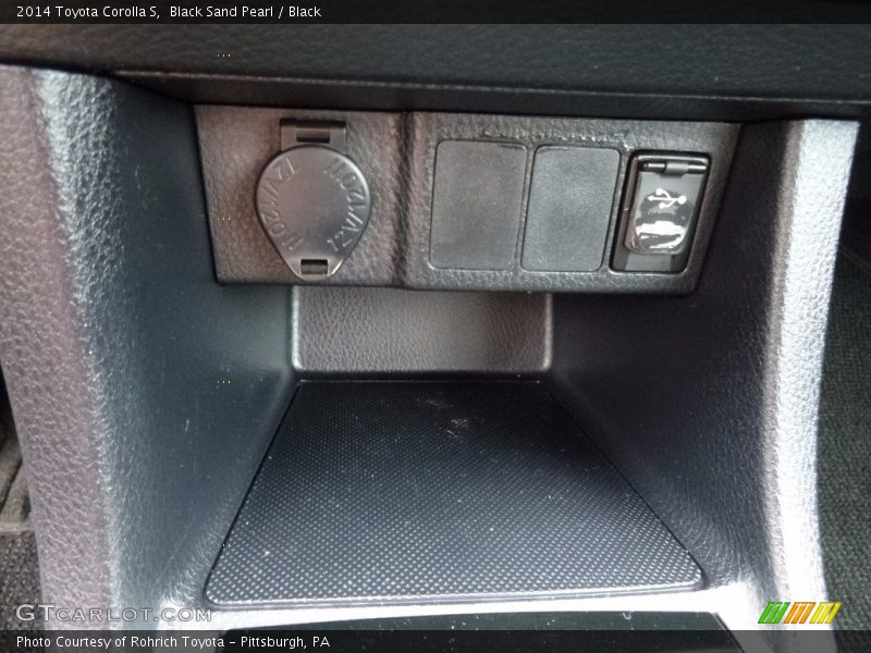Black Sand Pearl / Black 2014 Toyota Corolla S