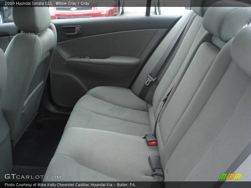 Willow Gray / Gray 2009 Hyundai Sonata GLS