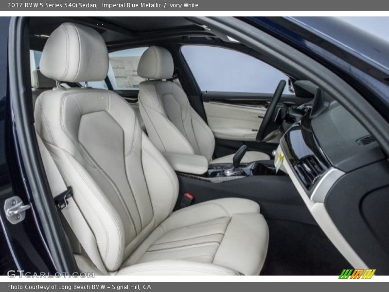  2017 5 Series 540i Sedan Ivory White Interior