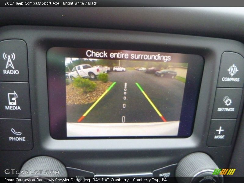 Bright White / Black 2017 Jeep Compass Sport 4x4