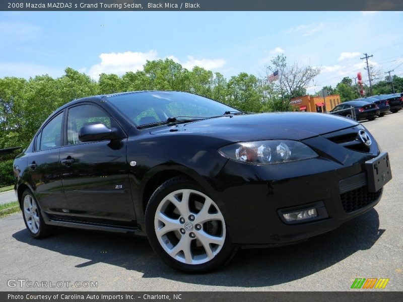 Black Mica / Black 2008 Mazda MAZDA3 s Grand Touring Sedan