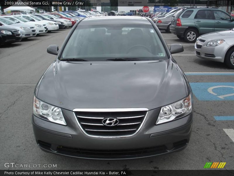 Willow Gray / Gray 2009 Hyundai Sonata GLS