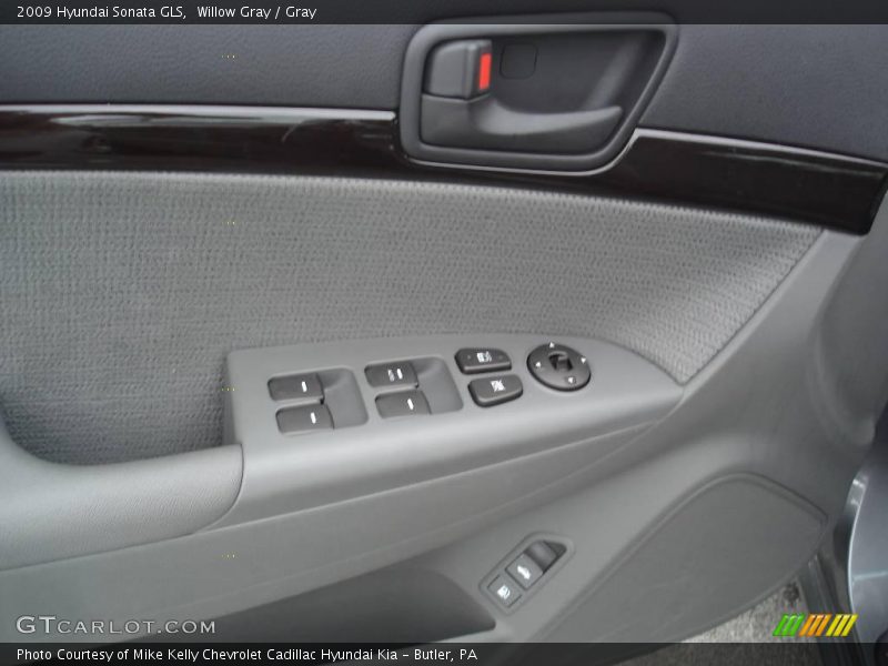 Willow Gray / Gray 2009 Hyundai Sonata GLS