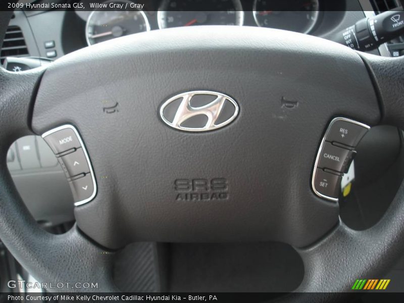 Willow Gray / Gray 2009 Hyundai Sonata GLS