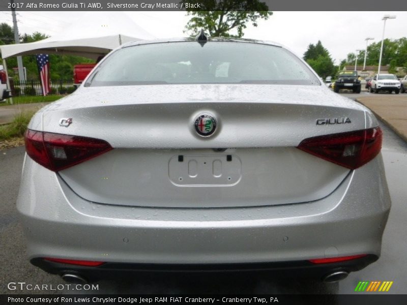 Silverstone Gray Metallic / Black 2017 Alfa Romeo Giulia Ti AWD