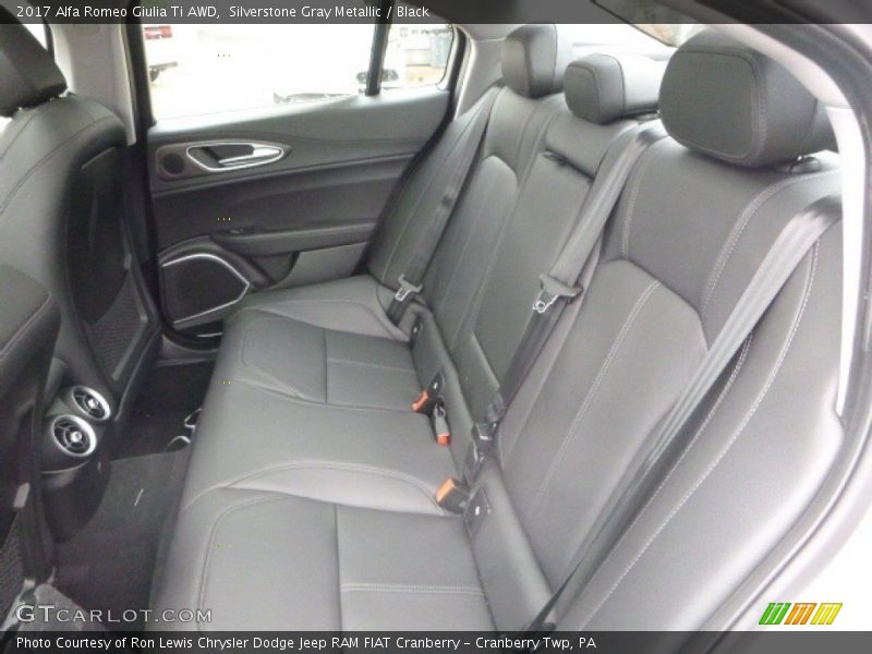 Silverstone Gray Metallic / Black 2017 Alfa Romeo Giulia Ti AWD