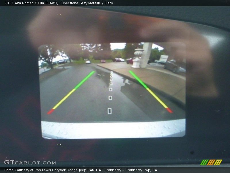 Silverstone Gray Metallic / Black 2017 Alfa Romeo Giulia Ti AWD